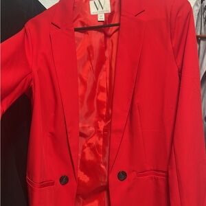 Worthington Women's Vibrant Red Suit Jacket
